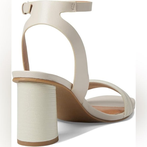 🖤❤️ DV Dolce Vita Women's Fleck Heeled Sandal Size 6.5 Ivory color - Picture 5 of 5